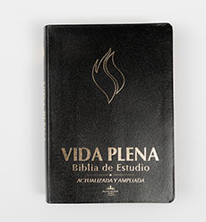 Vida Plena Biblia de Estudio RVR 1960 Blk Bonded Leather