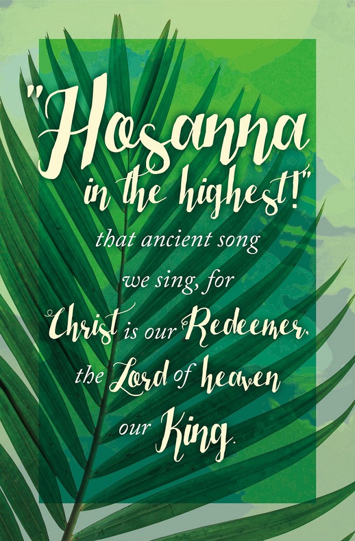 Bulletins—Palm Sunday Hosanna Gospel Publishing House