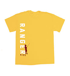 Ranger Kids Yellow T-Shirt, Adult Medium