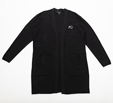 2XL - AG Black Cardigan