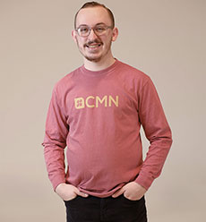 Small - CMN Long Sleeve Red w/Yellow Logo T-Shirt