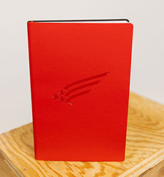 Vegan Leather Journal, Red 